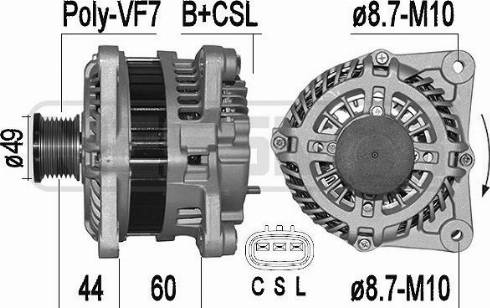 Messmer 209515A - Alternator www.molydon.hr