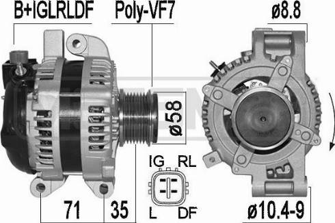 Messmer 209517A - Alternator www.molydon.hr