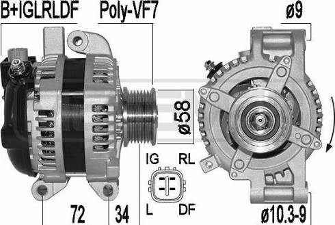 Messmer 209534A - Alternator www.molydon.hr