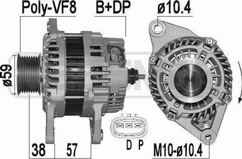 Messmer 209525A - Alternator www.molydon.hr