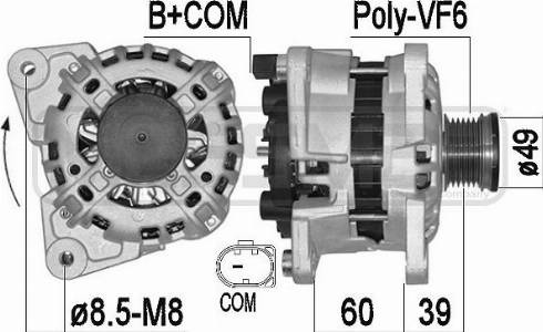 Messmer 209520A - Alternator www.molydon.hr