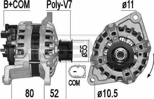 Messmer 209528A - Alternator www.molydon.hr