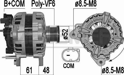 Messmer 209571A - Alternator www.molydon.hr