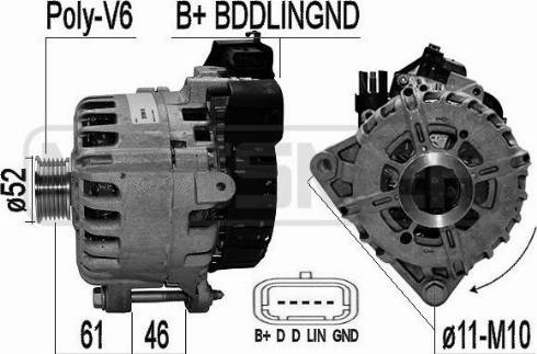 Messmer 209616 - Alternator www.molydon.hr