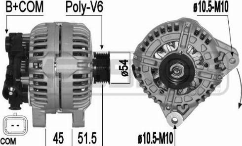 Messmer 209099A - Alternator www.molydon.hr