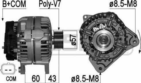 Messmer 209097A - Alternator www.molydon.hr