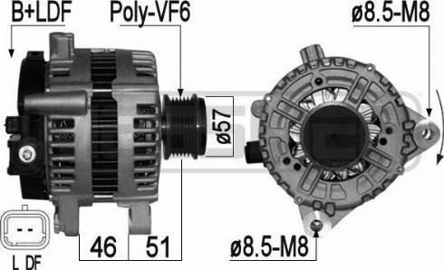 Messmer 209054A - Alternator www.molydon.hr