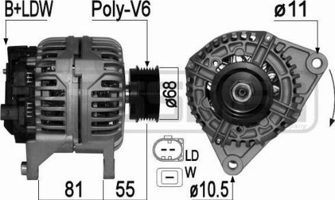 Messmer 209051A - Alternator www.molydon.hr