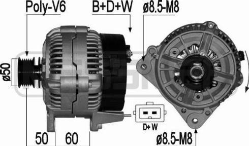 Messmer 209062A - Alternator www.molydon.hr