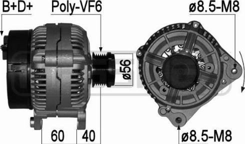 Messmer 209067A - Alternator www.molydon.hr