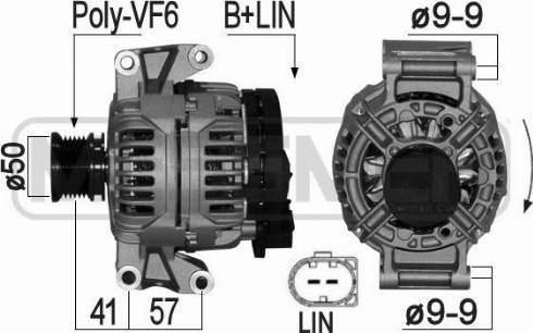 Messmer 209082A - Alternator www.molydon.hr