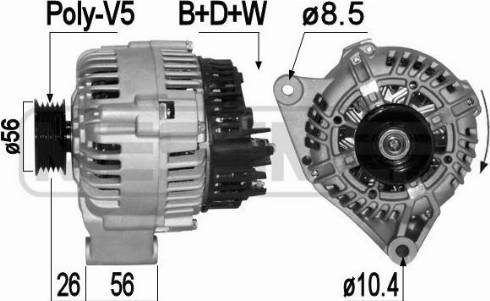 Messmer 209159A - Alternator www.molydon.hr