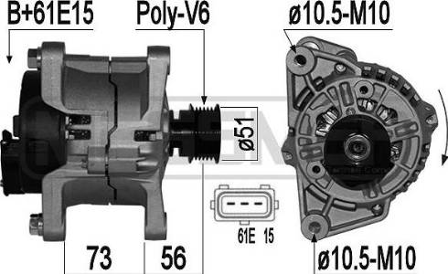 Messmer 209 161 - Alternator www.molydon.hr