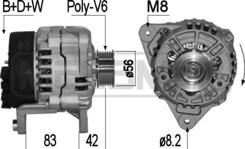 Messmer 209102A - Alternator www.molydon.hr