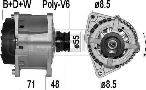 Messmer 209390A - Alternator www.molydon.hr