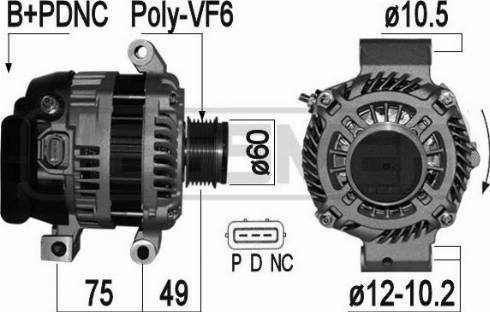 Messmer 209349A - Alternator www.molydon.hr