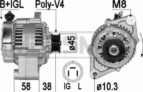 Messmer 209342A - Alternator www.molydon.hr