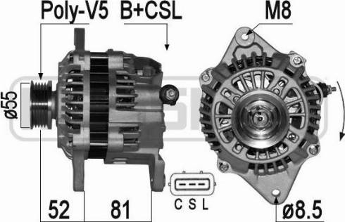 Messmer 209355A - Alternator www.molydon.hr