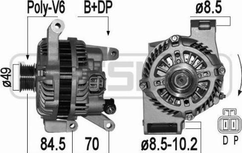 Messmer 209358A - Alternator www.molydon.hr