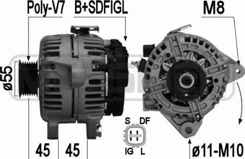 Messmer 209366A - Alternator www.molydon.hr