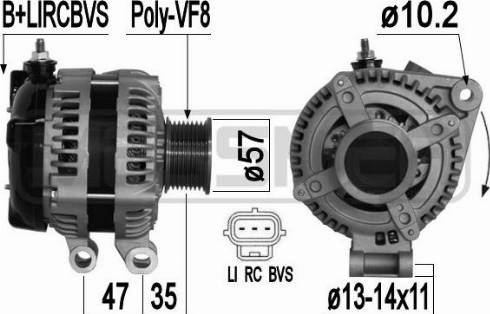 Messmer 209362A - Alternator www.molydon.hr