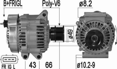 Messmer 209302A - Alternator www.molydon.hr