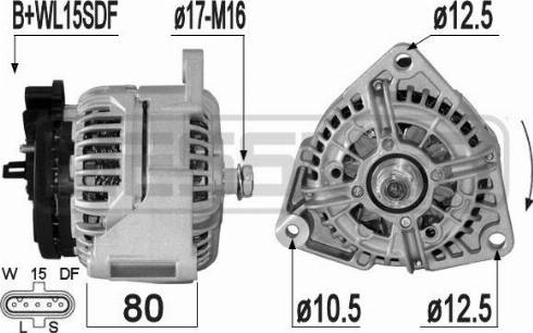 Messmer 209307A - Alternator www.molydon.hr