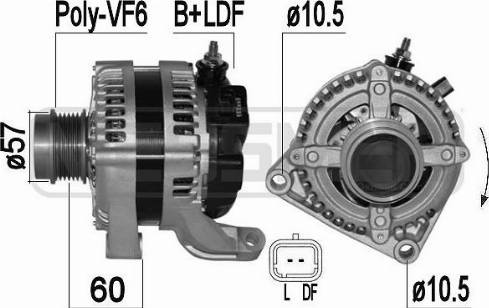 Messmer 209387A - Alternator www.molydon.hr