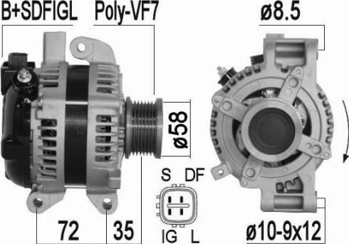 Messmer 209370A - Alternator www.molydon.hr