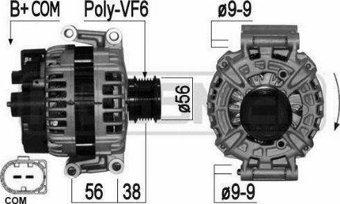 Messmer 209254 - Alternator www.molydon.hr