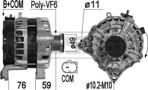 Messmer 209255 - Alternator www.molydon.hr