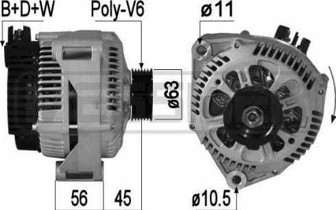 Messmer 209281A - Alternator www.molydon.hr