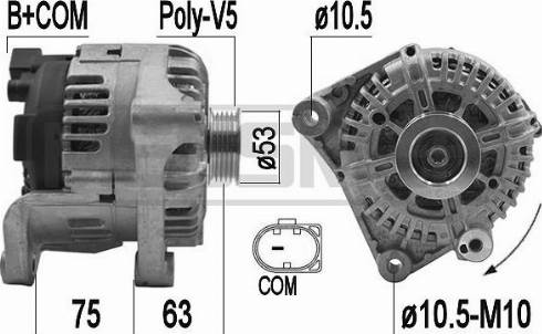 Messmer 209233 - Alternator www.molydon.hr