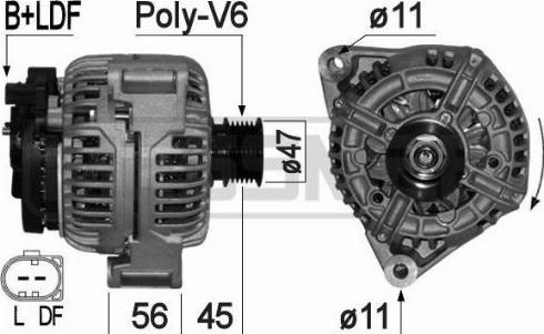 Messmer 209279A - Alternator www.molydon.hr