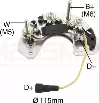 Messmer 215502 - Ispravljac, alternator www.molydon.hr