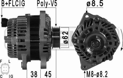 Messmer 210953A - Alternator www.molydon.hr