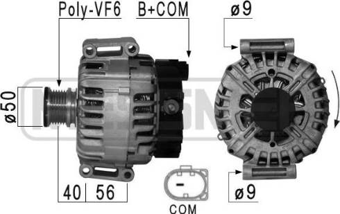 Messmer 210900A - Alternator www.molydon.hr