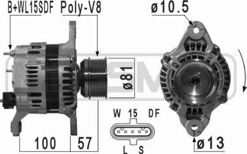 Messmer 210913A - Alternator www.molydon.hr