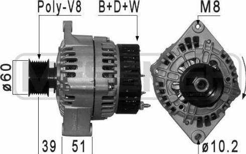 Messmer 210986A - Alternator www.molydon.hr