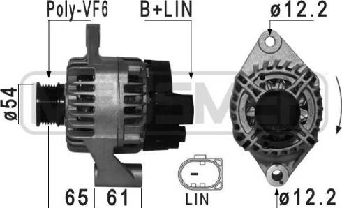 Messmer 210936A - Alternator www.molydon.hr