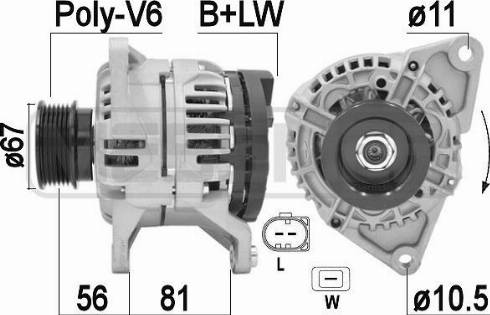 Messmer 210933A - Alternator www.molydon.hr