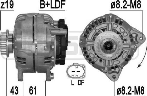 Messmer 210929A - Alternator www.molydon.hr