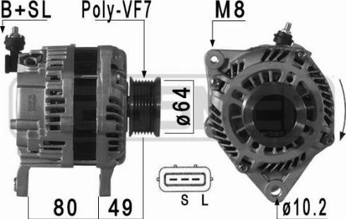 Messmer 210928A - Alternator www.molydon.hr