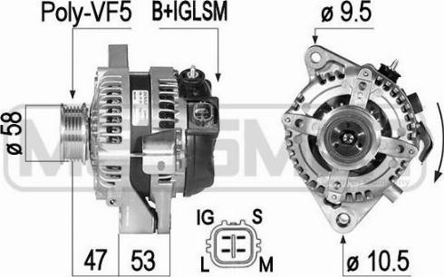 Messmer 210493A - Alternator www.molydon.hr