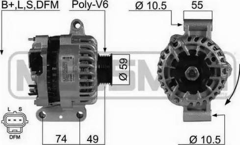 Messmer 210449 - Alternator www.molydon.hr