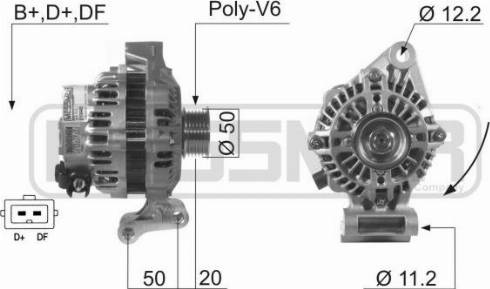 Messmer 210448A - Alternator www.molydon.hr