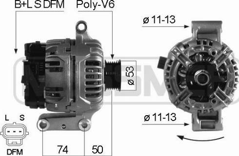 Messmer 210443A - Alternator www.molydon.hr