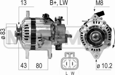 Messmer 210456A - Alternator www.molydon.hr