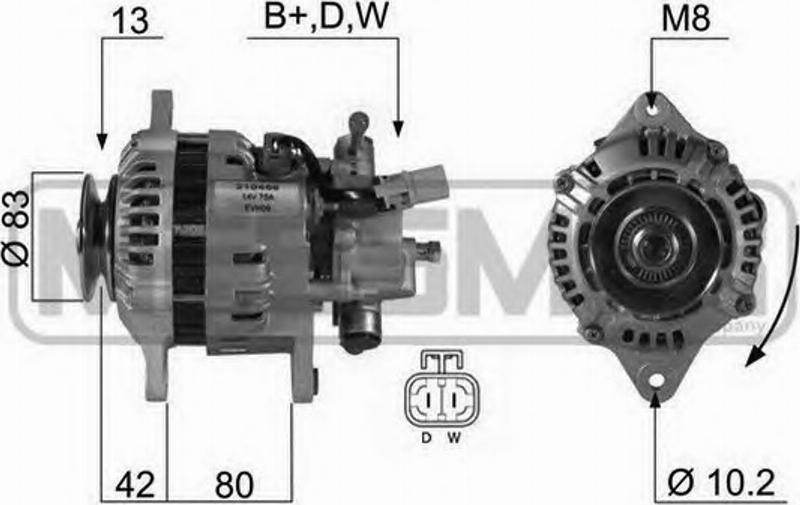 Messmer 210456 - Alternator www.molydon.hr