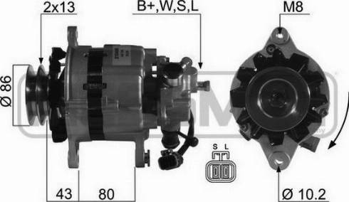 Messmer 210458A - Alternator www.molydon.hr